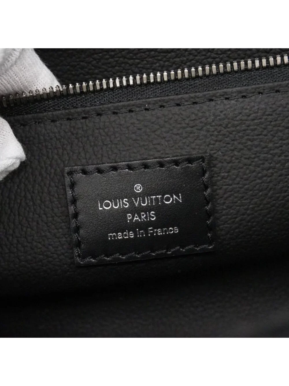 Louis Vuitton Handbag Monogram Eclipse Dopp Kit Black Gray